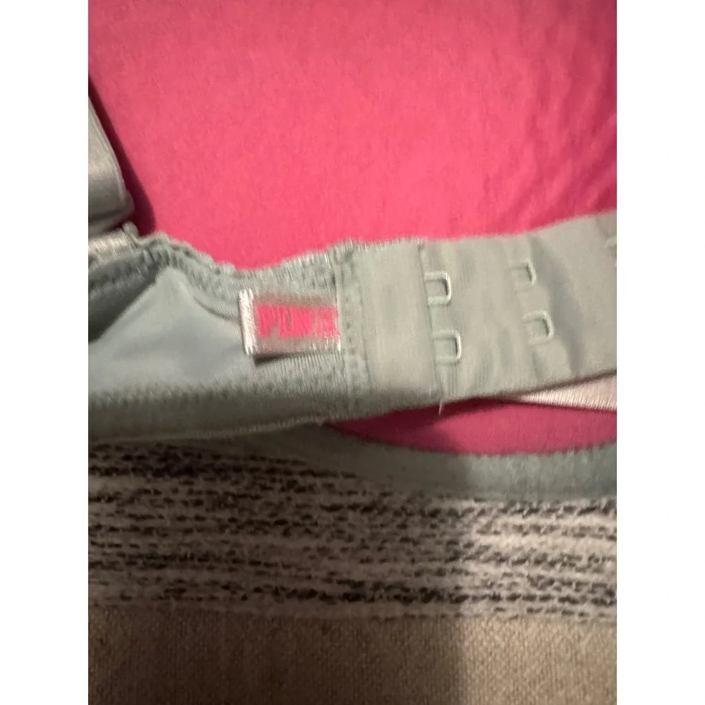 Victorias Secret PINK Wear Everywhere Push-Up Bra Sage Green/Grayish 32B